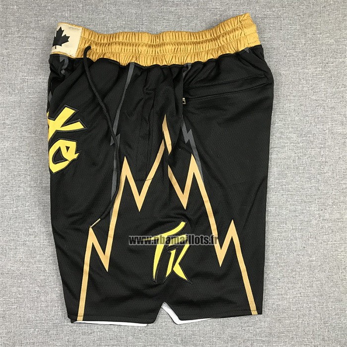 Short Tornto Raptors Ville Just Don 2021-22 Noir